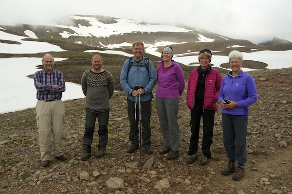 Enjoying the high point of the trek