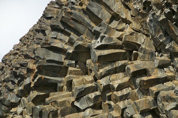 Horizontal Basalt block