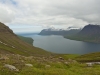 Looking down into Seydisfjordur