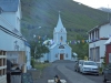 The small town of Seydisfjordur at the end of the trek