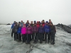 Cold and wet on the glacier