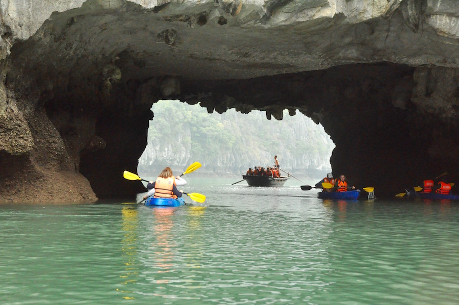 The entrance to Luon Cave