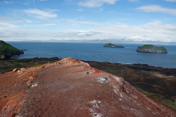 Mainland Iceland from Eldfell