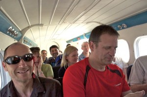 Mixed emotions on the flight to Lukla