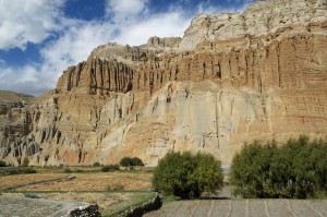 The cliffs above Chhusang