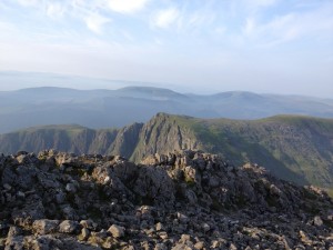 A beautiful summer's morning on the top of Cadair  Idris