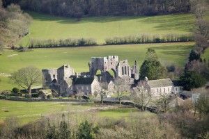 looking back at Llanthony Priory