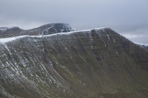 Cribyn, Pen y Fan and Corn Du from Fan y Big