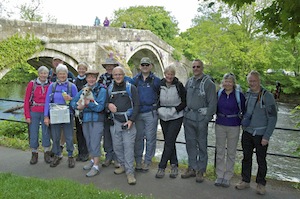 The start of the Dales Way