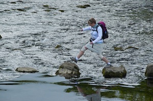 Gerry flirts with danger