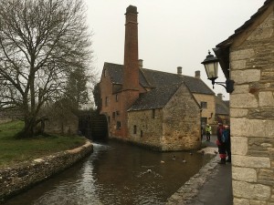 The mill and sluice in Lower Slaughter