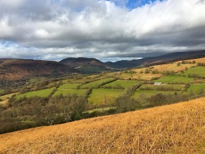 Glorious spring scenery in the Black Mountains