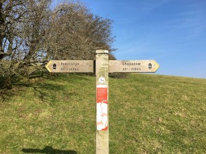 Offa's Dyke half way point