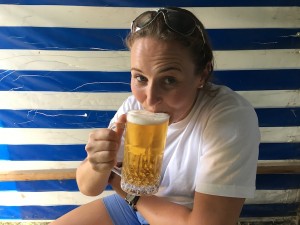 Alice's first ever beer