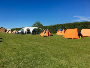 The new camp at Salcombe Regis