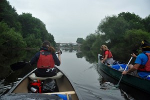 Approaching the toll bridge at Whitney-on-Wye