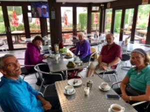 Well earned treat at Lucksall