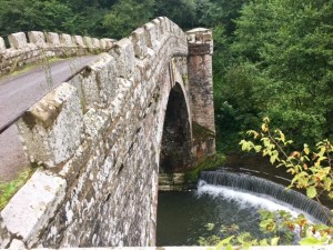The turreted bridge of Downton Castle