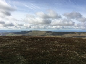 You can just make out Morecambe Bay in the distance